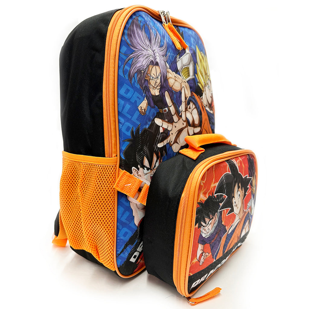 Dbz Backpack Bioworld Dragon Ball Z Backpack with Lunchbag – S&D Kids