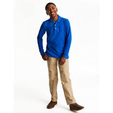 Educated Uniforms Boys 2T-4T Long Sleeve Pique Polo Shirt