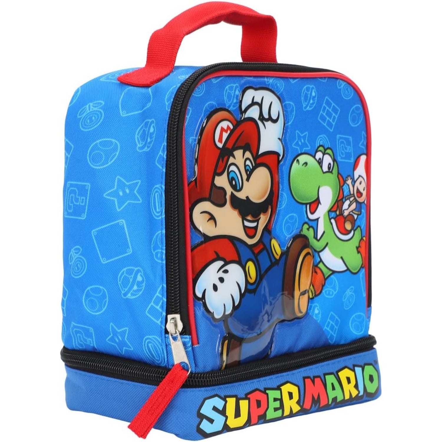 Super Mario Lunch Box Soft Kit Dual Compartment Insulated Cooler Chara–  Seven Times Six