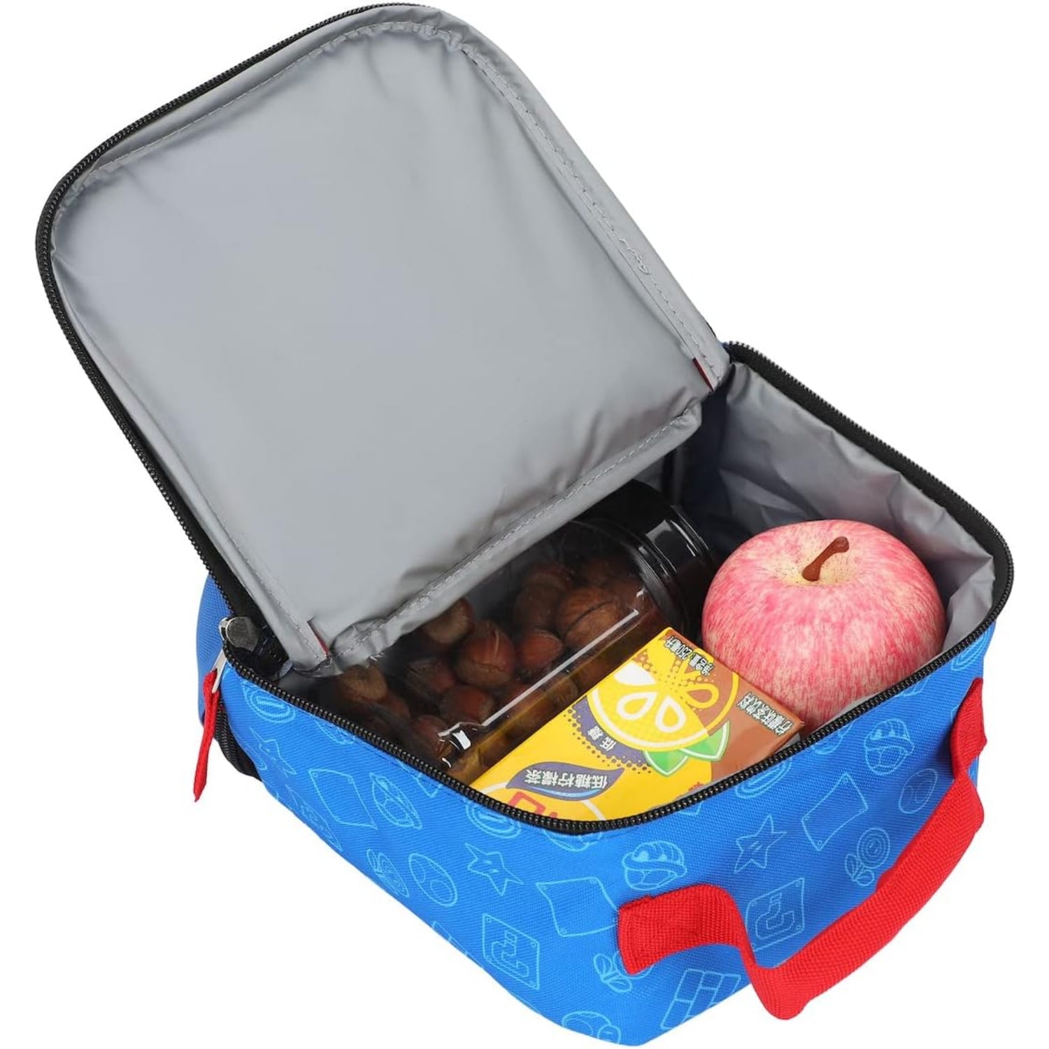 Super Mario Lunch Box Soft Kit Dual Compartment Insulated Cooler Characters