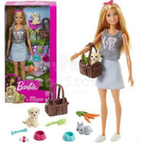 Barbie Animal Lovers Playset Puppy and Bunny Edition