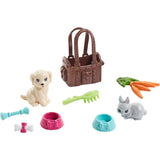Barbie Animal Lovers Playset Puppy and Bunny Edition