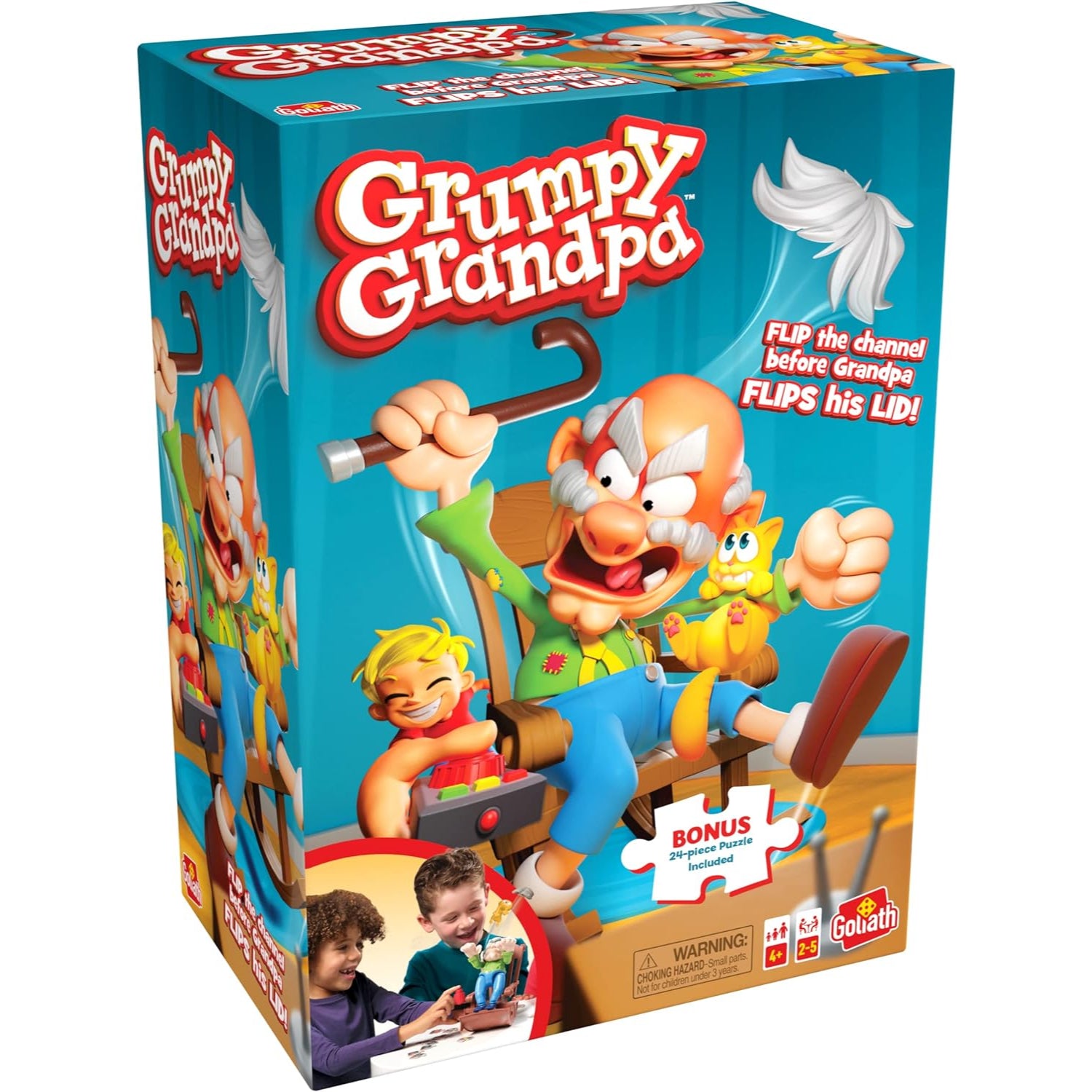 Goliath Grumpy Grandpa Game - Flip The Channel Before Grandpa Flips His Lid