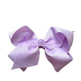 Crystal Collection 7 Inch Grosgrain Hair Bow Clip For Woman And Girls