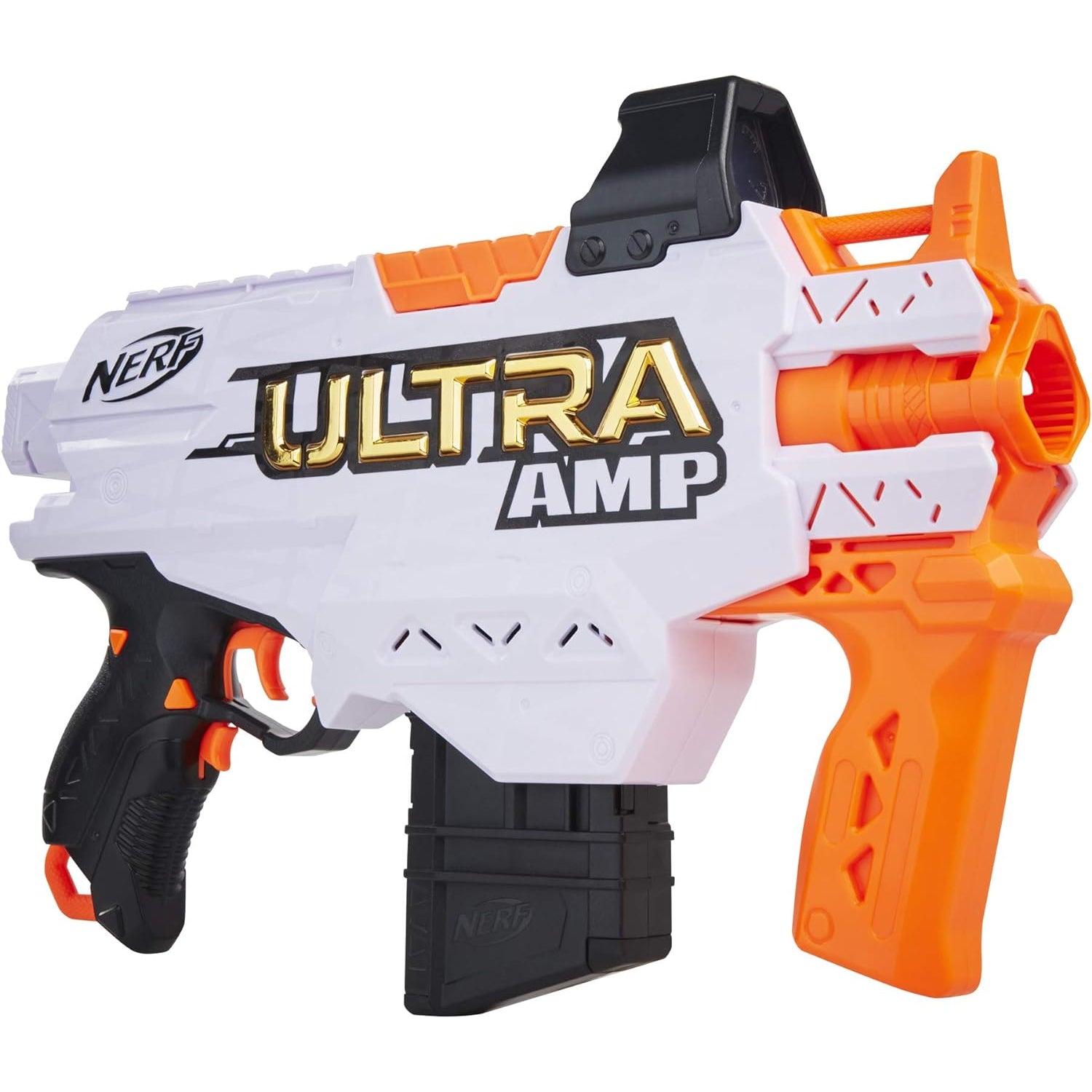 Nerf Ultra Strike Motorized Blaster, 10 Nerf AccuStrike Ultra Darts,  10-Dart Clip, Compatible Only with Nerf Ultra Darts - Nerf