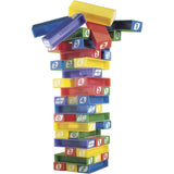 Mattel Games UNO StackoGame for Kids and Family with 45 Colored Stacking Blocks