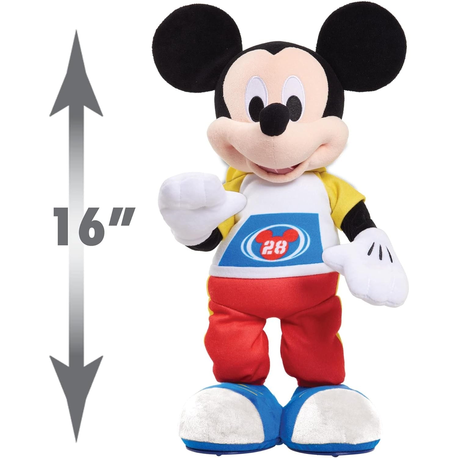 Disney Junior Mickey Mouse Stretch Break Feature Plush