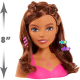 Barbie Fashionistas 8-Inch Styling Head, Brown Hair