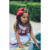 Crystal Collections Girls Jumbo Bow Clip with Ribbon Tails