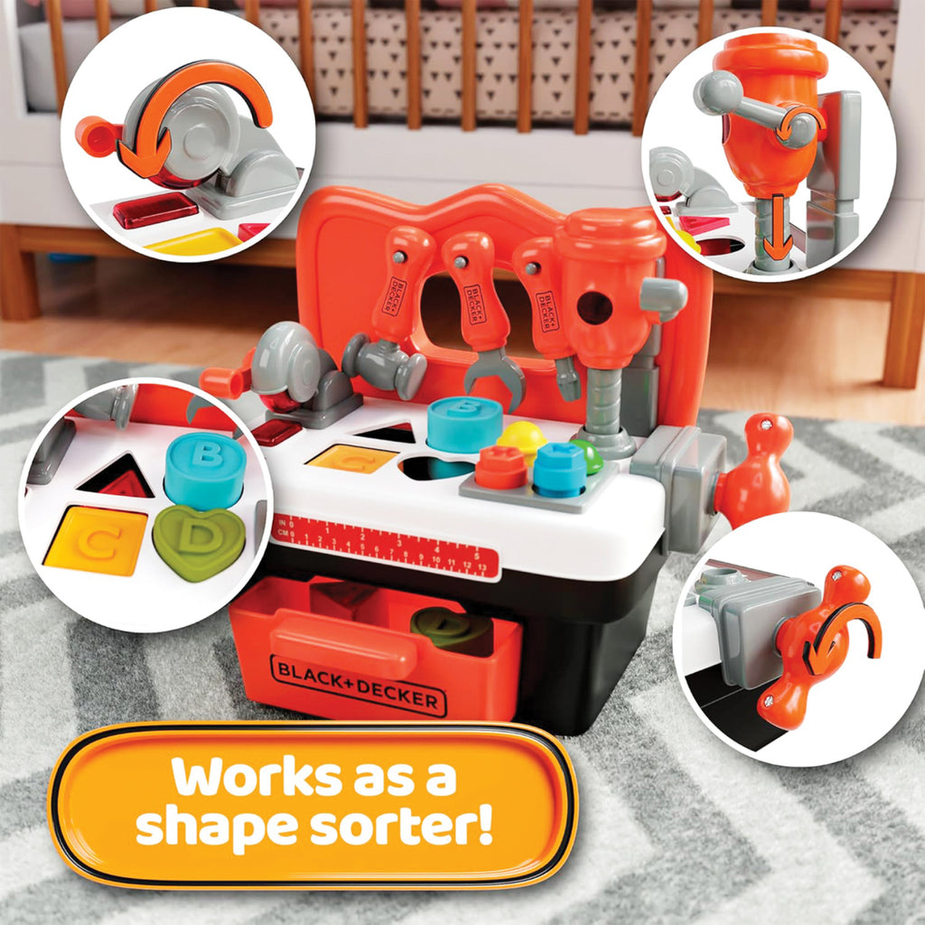 Black & Decker Pretend Play, Lights and Sounds My First Workbench – S&D ...