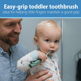 Dr. Browns Toddler 2-Pack Toothbrush, Dinosaur, Green and Orange