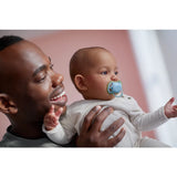 Philips Avent Ultra Air Pacifier - 2 Pack, Breathable Baby Pacifiers for Babies Aged 0-6 Months, BPA Free with Sterilizer Carry Case