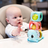 Lamaze Stack, Rattle & Roll Stacking Blocks