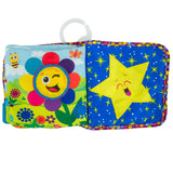 Lamaze Fun with Shapes Soft Baby Book - High Contrast Baby Book with Crinkly Cloth Sensory Pages