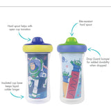 The First Years Disney/Pixar Toy Story Kids Insulated Sippy Cups, 2 Pack, Ages 12 Months and Up - 9 Ounces
