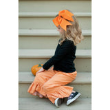 Crystal Collections Girls Jumbo Bow Clip with Ribbon Tails