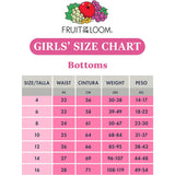 Fruit of the Loom Girl 4-16 Bikini Underwear, 20-Pack