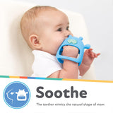 Nuby Silicone Wrist Teething Mitten - Baby Teether Ring