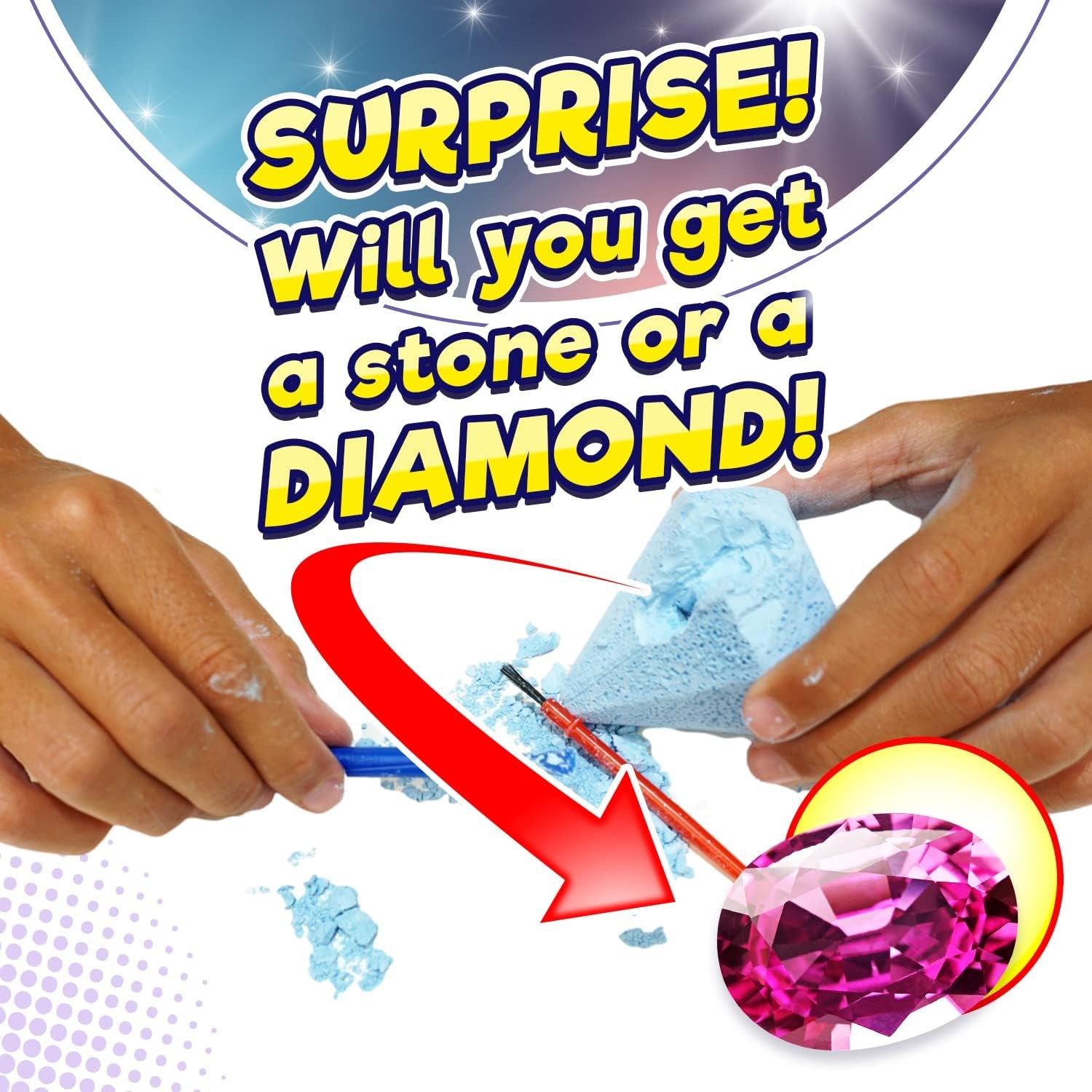 Ja-Ru Real Diamond Mine Gemstone Dig Kit – S&D Kids
