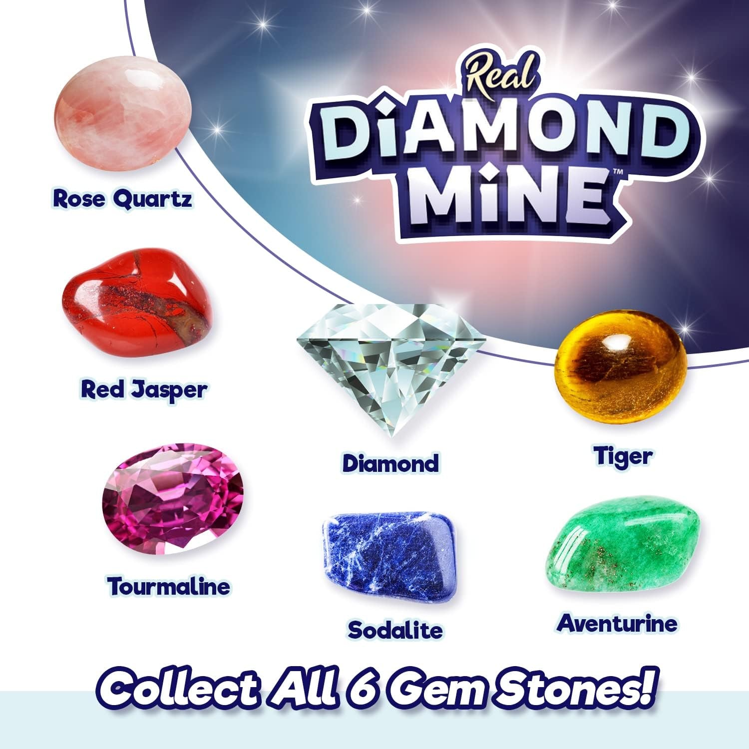 Ja-Ru Real Diamond Mine Gemstone Dig Kit – S&D Kids