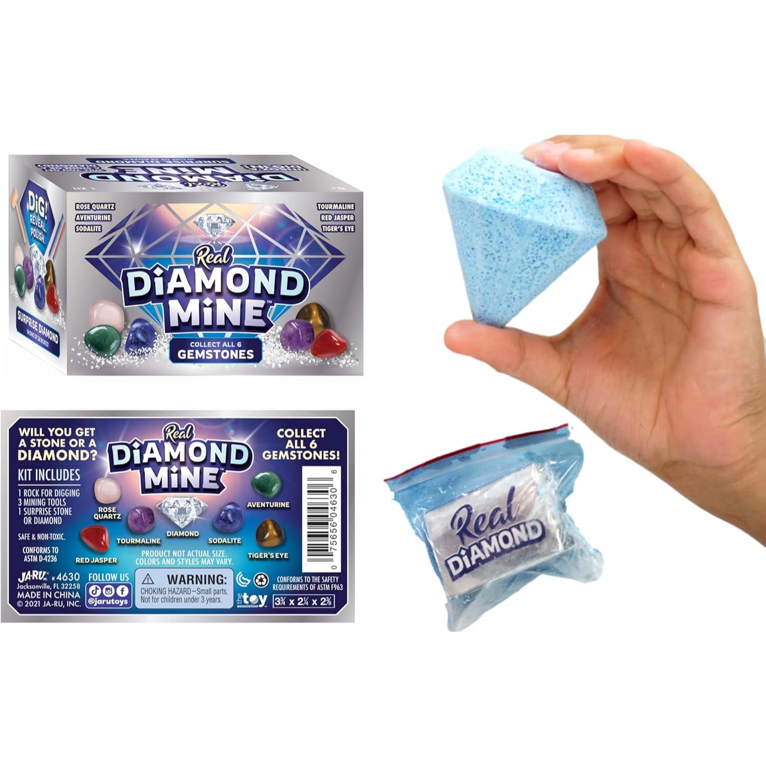 Ja-Ru Real Diamond Mine Gemstone Dig Kit – S&D Kids