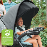Chicco Bravo LE ClearTex Quick-Fold Stroller - Pewter Grey