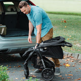Chicco Bravo LE ClearTex Quick-Fold Stroller - Pewter Grey