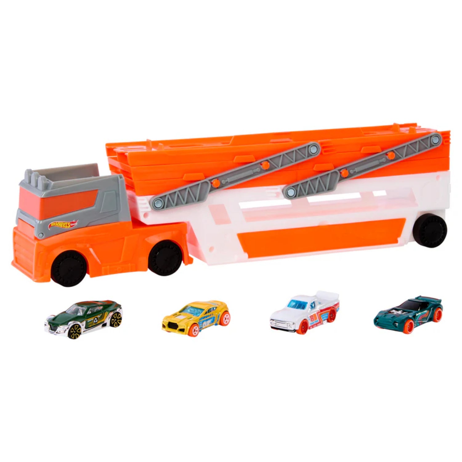 Mattel Hot Wheels Mega Hauler with Vehicles – S&D Kids