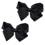 Crystal Collection Girls 2-Pack, 3'' Grosgrain Bow with Alligator Clip Closure