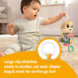 LAMAZE Arty Says Cheese Clip On Car Seat & Stroller Toy