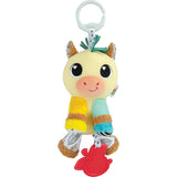 LAMAZE Carson Clydesdale Horse Clip On Car Seat & Stroller Toy