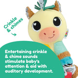 LAMAZE Carson Clydesdale Horse Clip On Car Seat & Stroller Toy