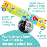 Lamaze Accordion Bus On-The-Go Baby Crinkle Sensory Book