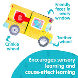 Lamaze Accordion Bus On-The-Go Baby Crinkle Sensory Book
