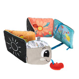 Lamaze Colorful Journey Caterpillar High Contrast Baby Book - Soft Fabric Baby Sensory Books
