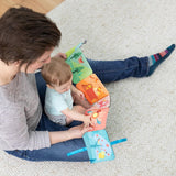 Lamaze Colorful Journey Caterpillar High Contrast Baby Book - Soft Fabric Baby Sensory Books