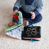 Lamaze Colorful Journey Caterpillar High Contrast Baby Book - Soft Fabric Baby Sensory Books
