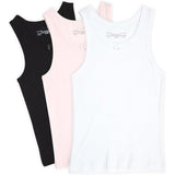 Cyndeelee Girls 2-14 Cotton Tank Tops, 3-Pack