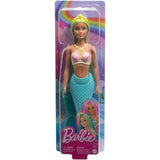 Barbie Mermaid Doll With Blue And Yellow Hair, Turquoise Tail, And Headband Accessory