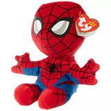 Ty - Marvel Collection, Spiderman, All Your Favorite Heroes in Floppy Version, Soft Plush to Collect, 6 inches