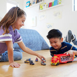 Mattel Hot Wheels RacerVerse Marvel Hulkbuster Hauler, Transport & Store Up to 10 Toy Vehicles