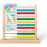 Melissa and Doug Abacus - Classic Wooden Educational Counting Toy With 100 Beads