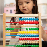Melissa and Doug Abacus - Classic Wooden Educational Counting Toy With 100 Beads