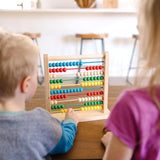 Melissa and Doug Abacus - Classic Wooden Educational Counting Toy With 100 Beads