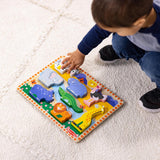 Melissa & Doug Safari Wooden Chunky Puzzle (8 pcs)