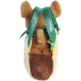 Aurora® Fashionable Fancy Pals™ Taco Puppy Stuffed Animal - Plush with Stylish Purse for Dress Up Fun - Perfect for Kids 3+ Years, Costumes, and Birthdays - Brown 7 Inches