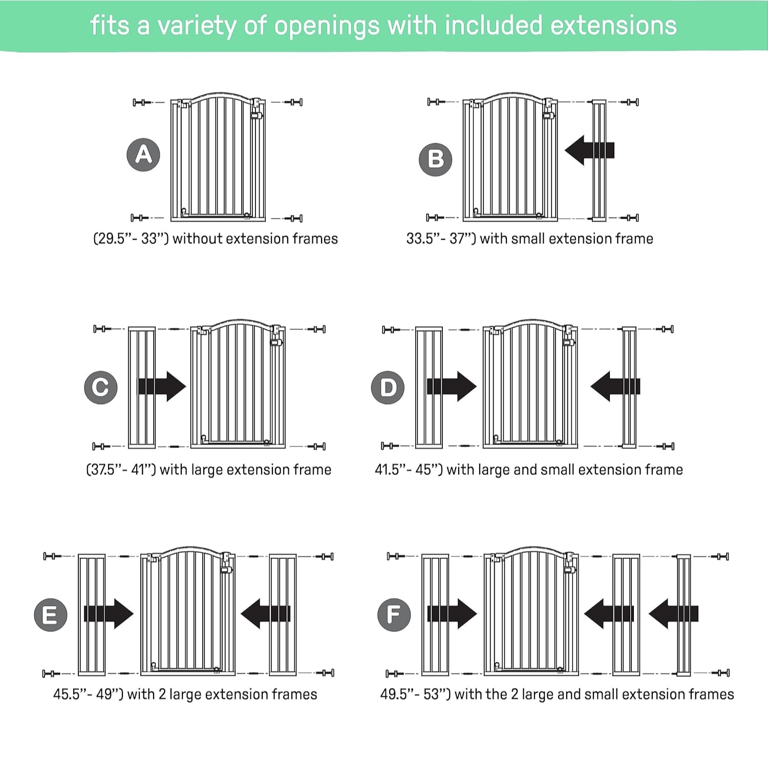 summer infant gate extension piece Ingenuity Summer Infant Extra Tall & Wide Safety Pet and Baby Gate, 29 – S&D Kids