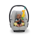 Bright Starts Tug Tunes On-The-Go Toy for Stroller and Carriers - Giraffe, Newborn +