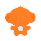 Bright Starts Gummy Buddies 3-Pack Textured Teethers - BPA-Free Elephant, Lion, Monkey, 3 Months +