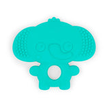 Bright Starts Gummy Buddies 3-Pack Textured Teethers - BPA-Free Elephant, Lion, Monkey, 3 Months +